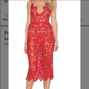 For love and lemons red dress